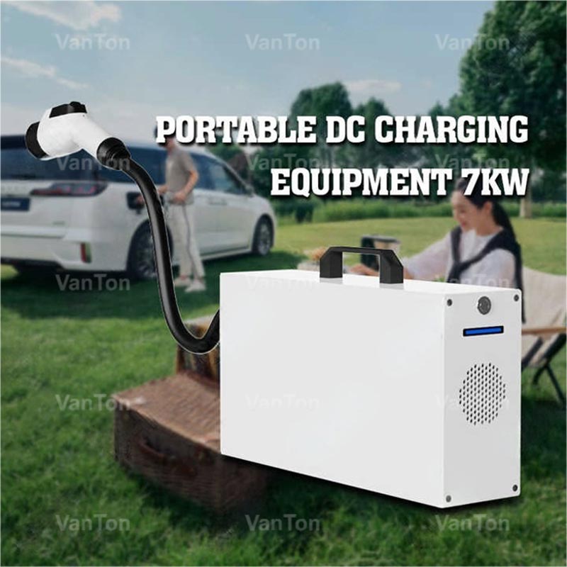 Stazione di ricarica CC portatile compatta impermeabile da 7KW per veicoli elettrici