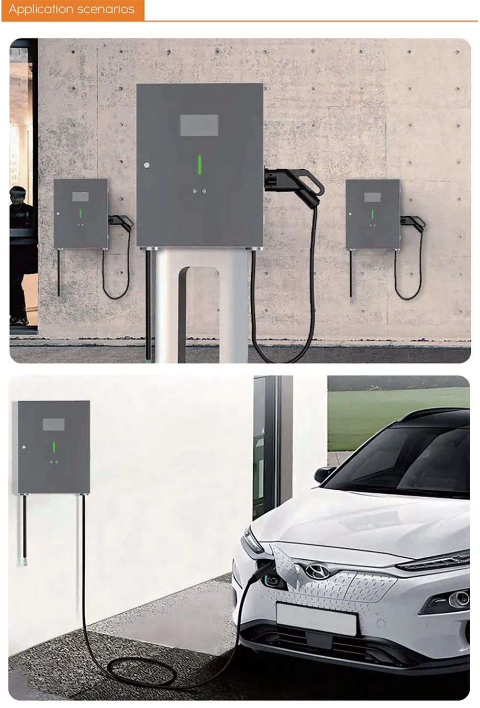 30kW DC wall-mounted EV Charger